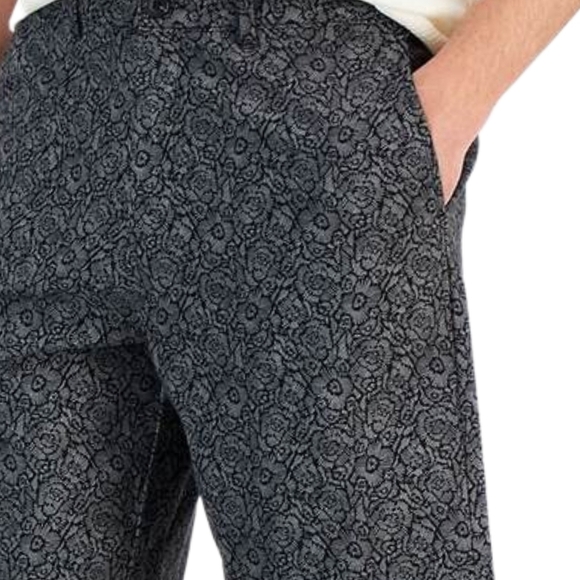 Alfani Men's Classic-Fit Linear Floral-Print 10" Shorts, Size 38 - Picture 2 of 3